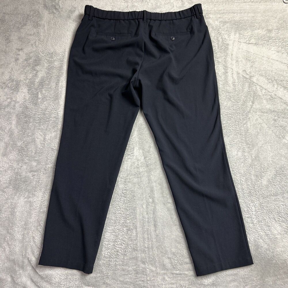 Calvin Klein Stretch Drawstring Navy Blue Dress Pants 36x30 Travel Tech Casual - Picture 12 of 14